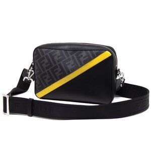 Fendi Diagonal Camera Case Shoulder Bag FF Motif Zucca